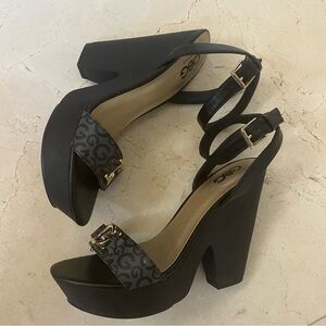 GUESS platform heels